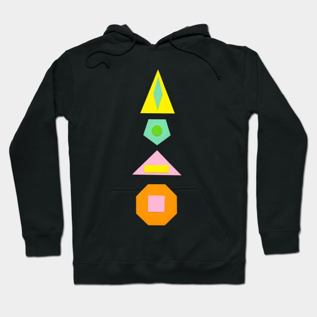 Shapes Within Shapes Hoodie by Cassia